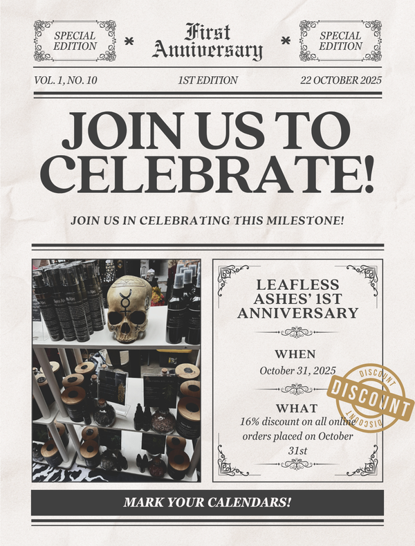 Celebrating Leafless Ashes’ First Anniversary