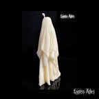 Death Faceless/Ghost Handmade Premium Wax Pillar Candle (Unscented) 5.0x2.3in (Unscented)