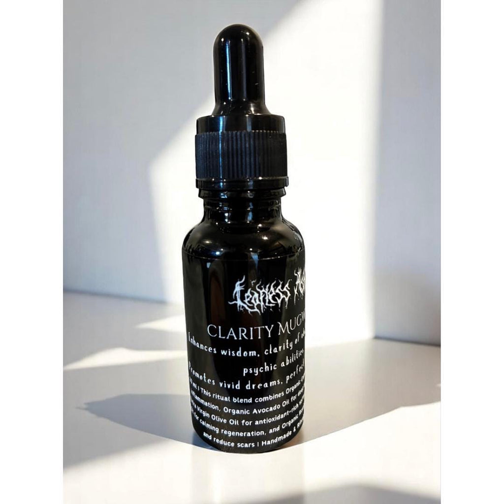Clarity anointing oil for divination, spiritual focus, and inner sight