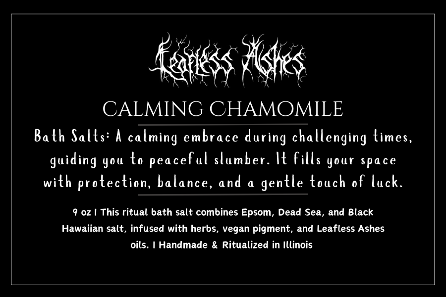Calming Chamomile - Bath Salt for peace, balance & gentle protection