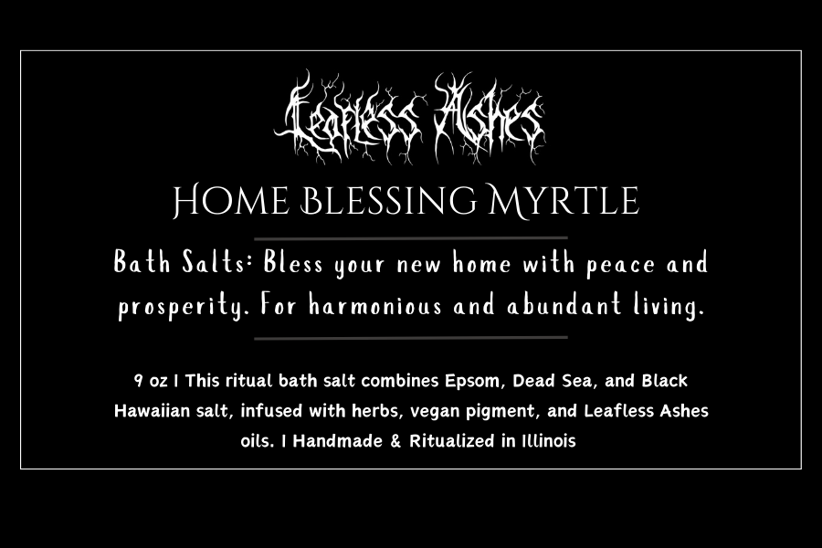 Home Blessing Myrtle - Ritual Bath Salt for protection, harmony & prosperity