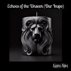 Lion Head Gothic Home Decor Candle - Lion Totem Spiritual Candle Handmade (Unscented)