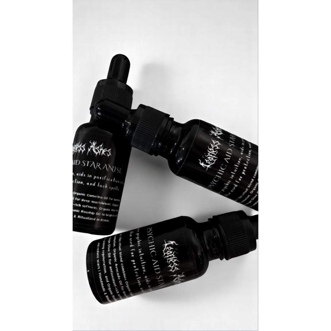 Ritual oil for psychic clarity, spiritual protection and intuitive power - Star Anise