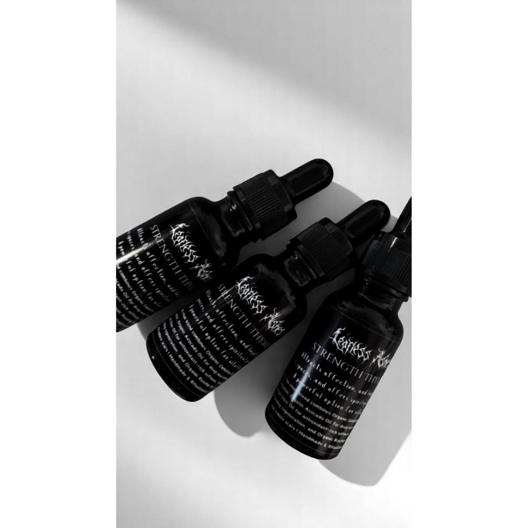 Ritual oil for spiritual strength, loyalty, and emotional balance - Thyme
