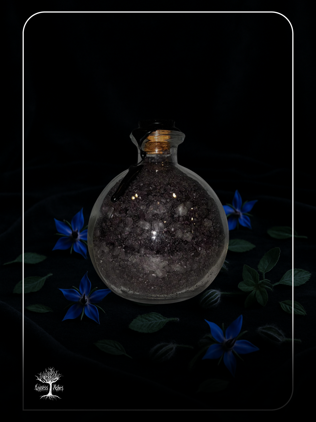 Courage Borage - Bath Salt for courage, emotional healing & spiritual resilience