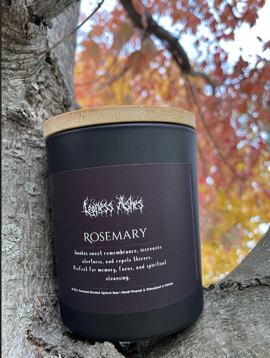 Memory Keeper: Focus and Awareness ritual candle