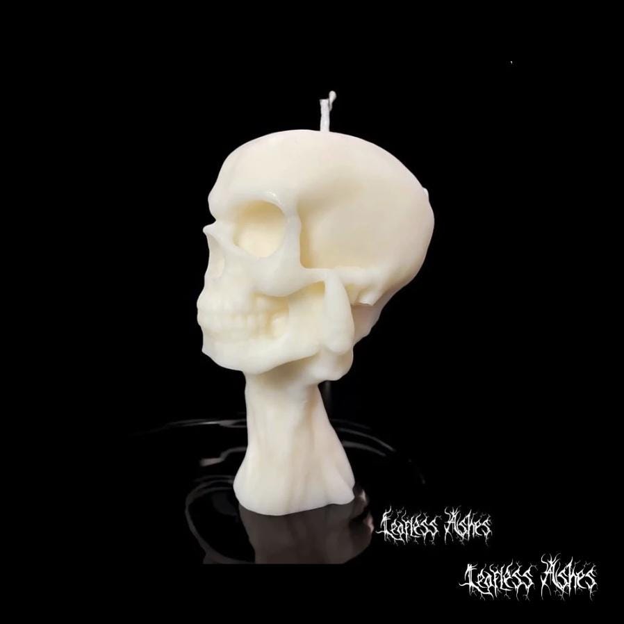 Skeleton Hand Candle for Haunted Decor (Unscented)