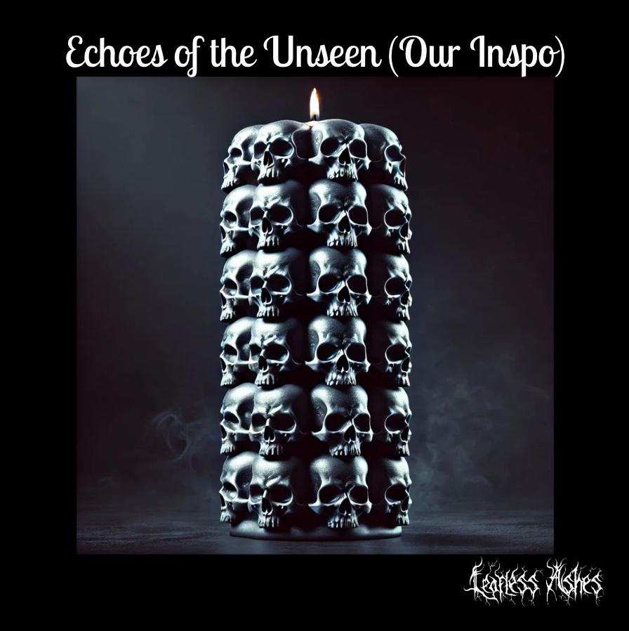 Stacked Skull Wax Candle for Halloween & Horror Decor (Unscented)