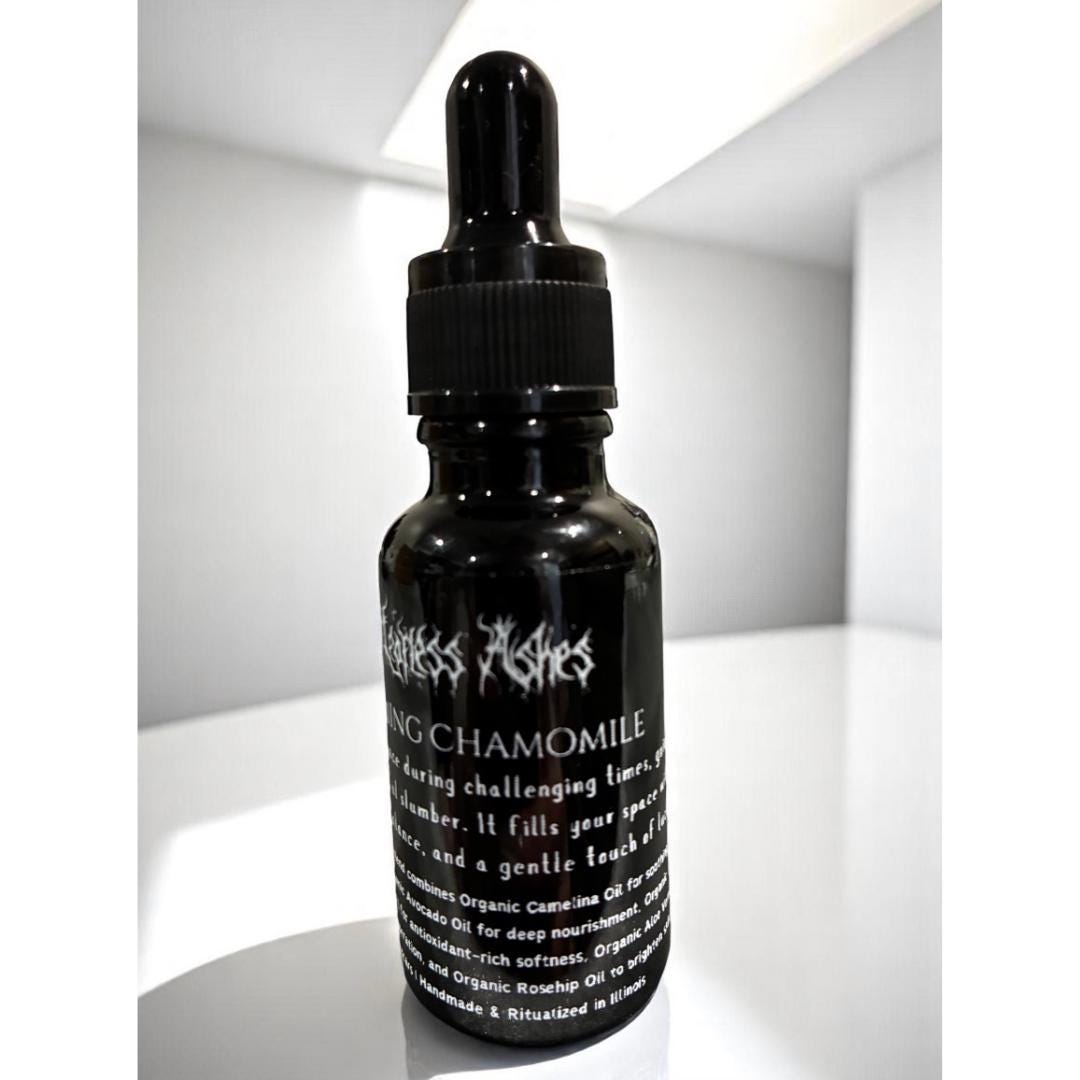 Calming anointing oil for grounding, protection, and quiet moments