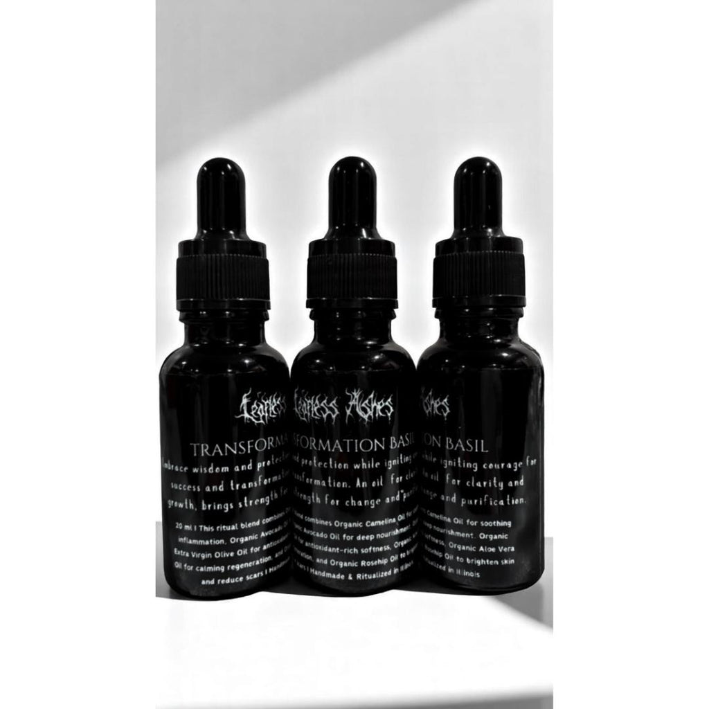 Transformation spell oil for witches seeking growth, protection, and empowerment