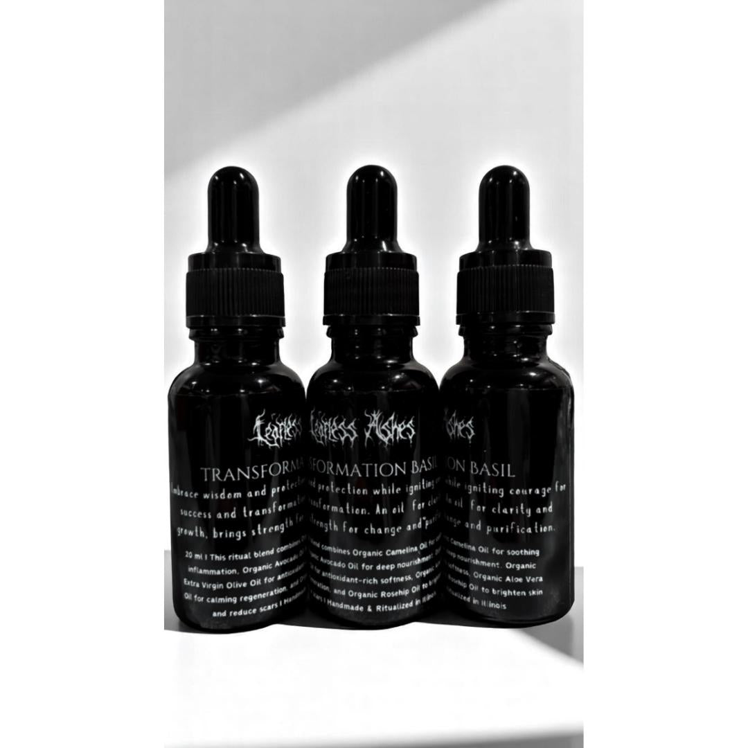 Transformation spell oil for witches seeking growth, protection, and empowerment