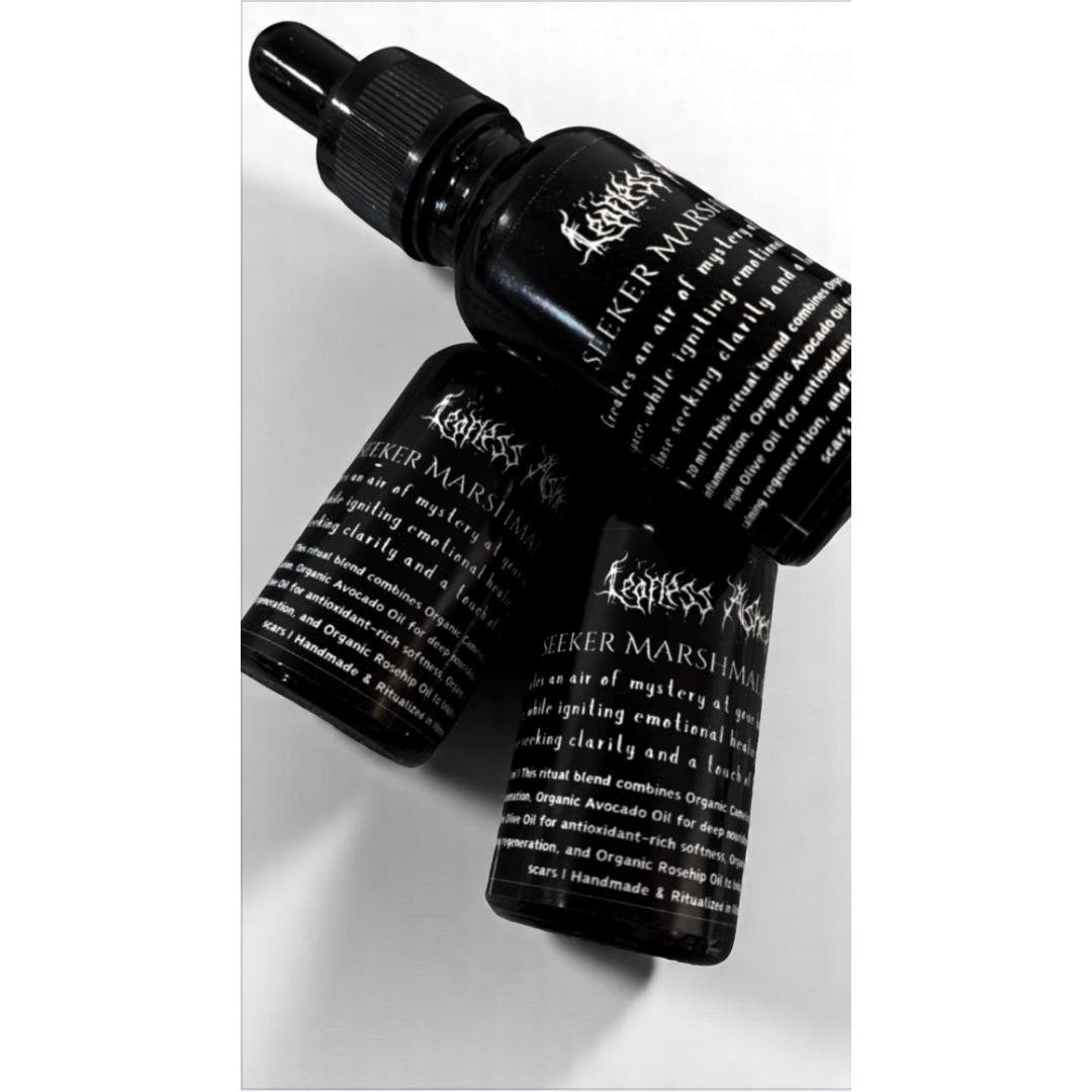 Seeker’s ritual oil for emotional healing and psychic clarity - Seeker Marshmallow Esoteric Oil