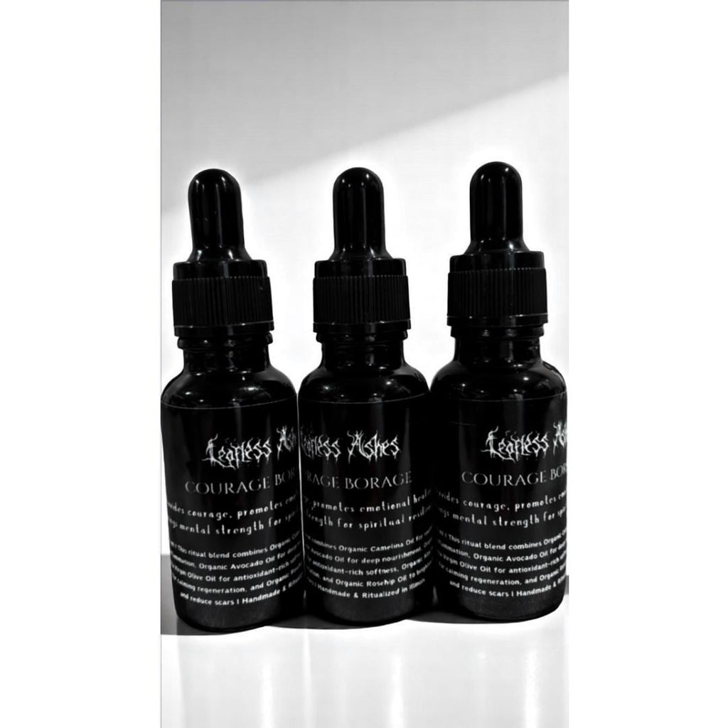 Courage ritual oil for emotional strength, spiritual protection, and inner healing