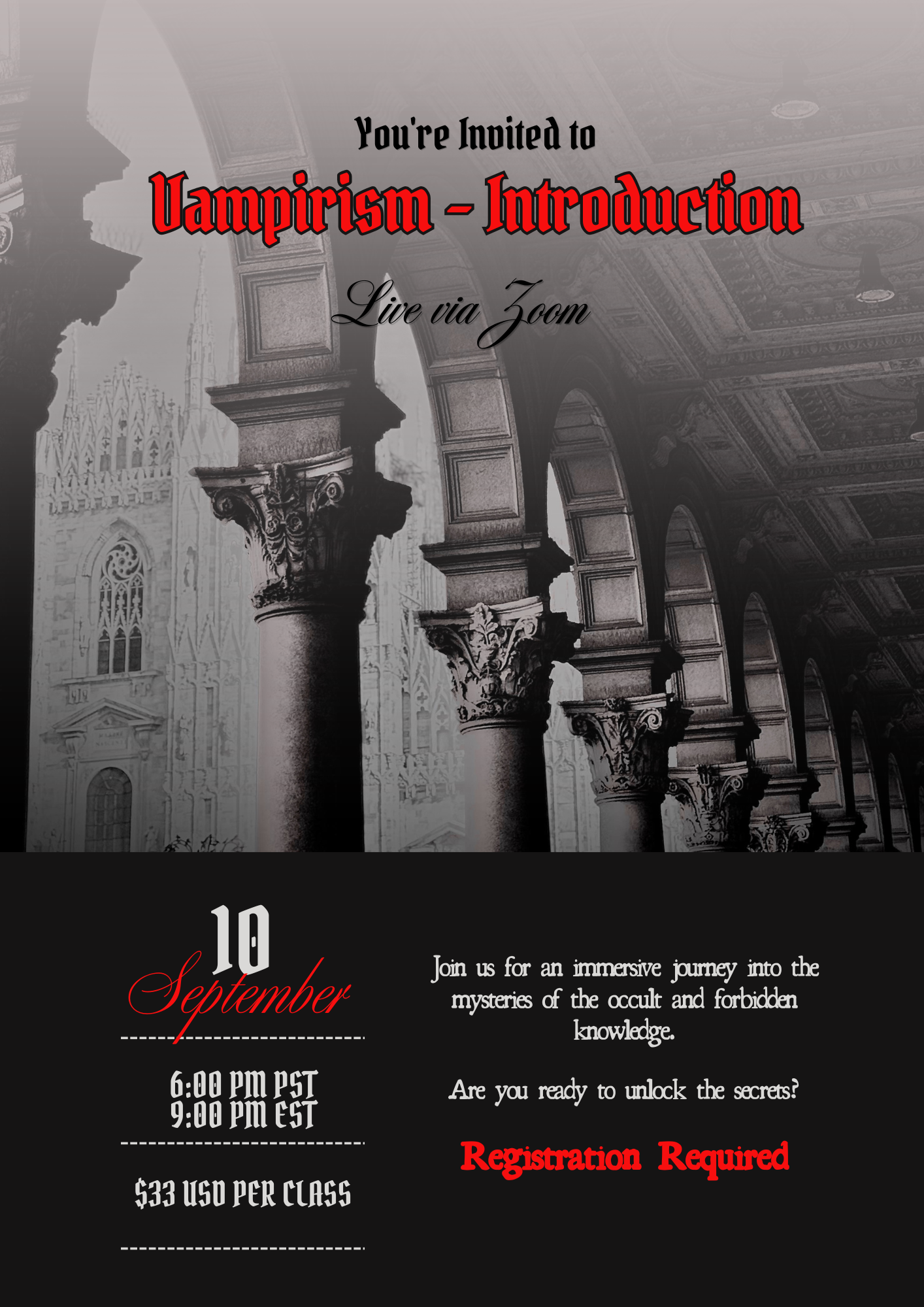 Vampirism - Introduction (Sep 10th)
