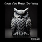 Owl Totem Candle for Pagan Rituals and Meditation - Handcrafted Owl Shaped Decorative Wax Pillar Candle (Unscented)