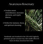 Memory Keeper: Focus and Awareness ritual candle