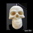 Dark Aesthetic Skull Candle for Home or Gift (Unscented)