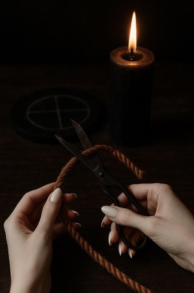 Cord Cutting Ritual - Release the Bond - Take Your Power Back - Soul tie removal spell for emotional freedom