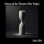 Minimalist Handmade Wax Candle for Spiritual Spaces (Unscented)