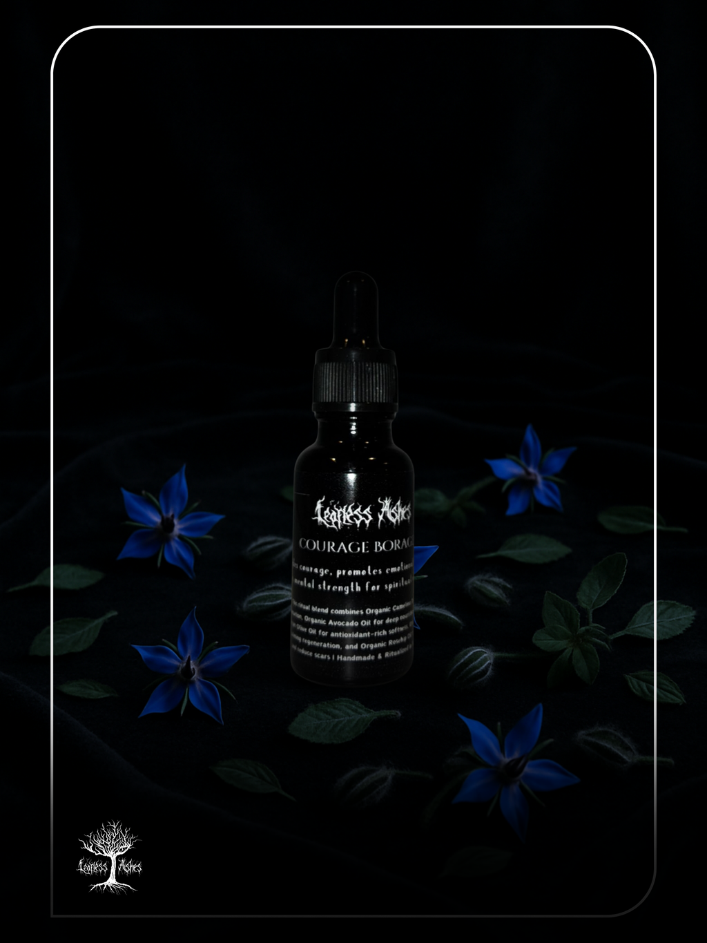 Courage ritual oil for emotional strength, spiritual protection, and inner healing