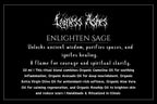Enlightenment spell oil with sage for wisdom, ritual cleansing, and aura alignment