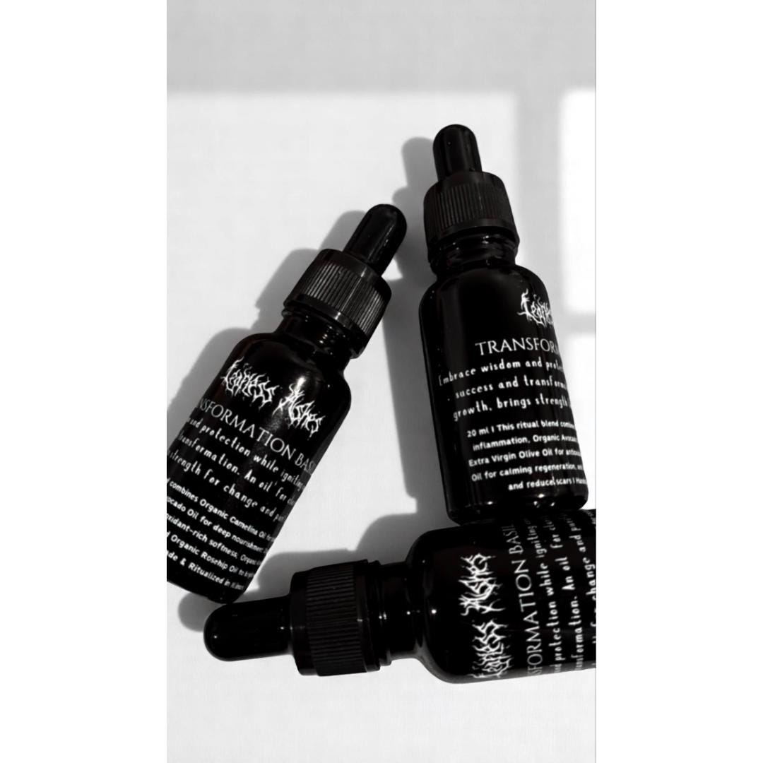 Transformation spell oil for witches seeking growth, protection, and empowerment