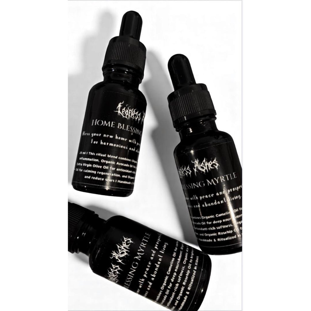 Ritual Blessing Oil for New Home Protection, Harmony, and Prosperity | Witchcrafted Myrtle Spell Oil