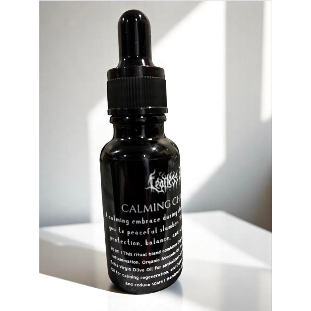 Calming anointing oil for grounding, protection, and quiet moments