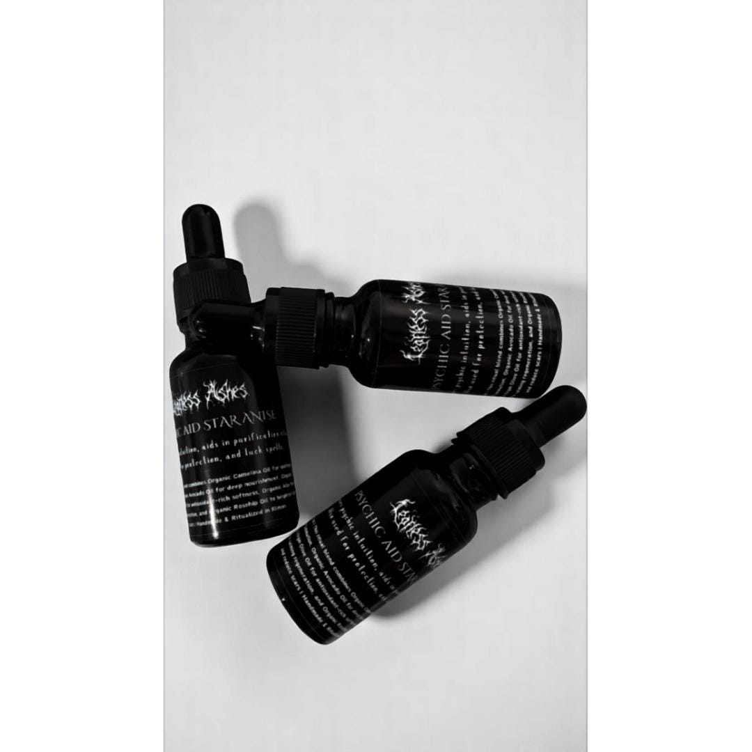 Ritual oil for psychic clarity, spiritual protection and intuitive power - Star Anise