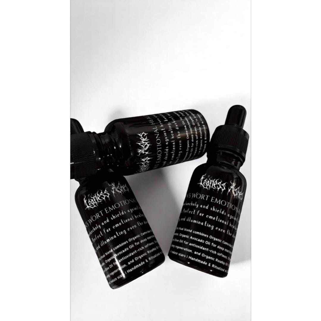 Ritual Oil for Banishment, Spiritual Shielding, Energy Clearing, Protection, and Emotional Lightwork