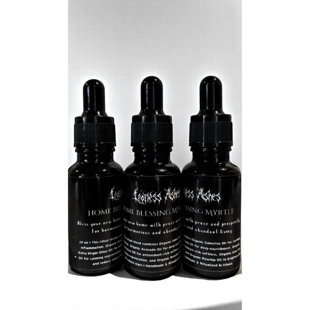 Ritual Blessing Oil for New Home Protection, Harmony, and Prosperity | Witchcrafted Myrtle Spell Oil