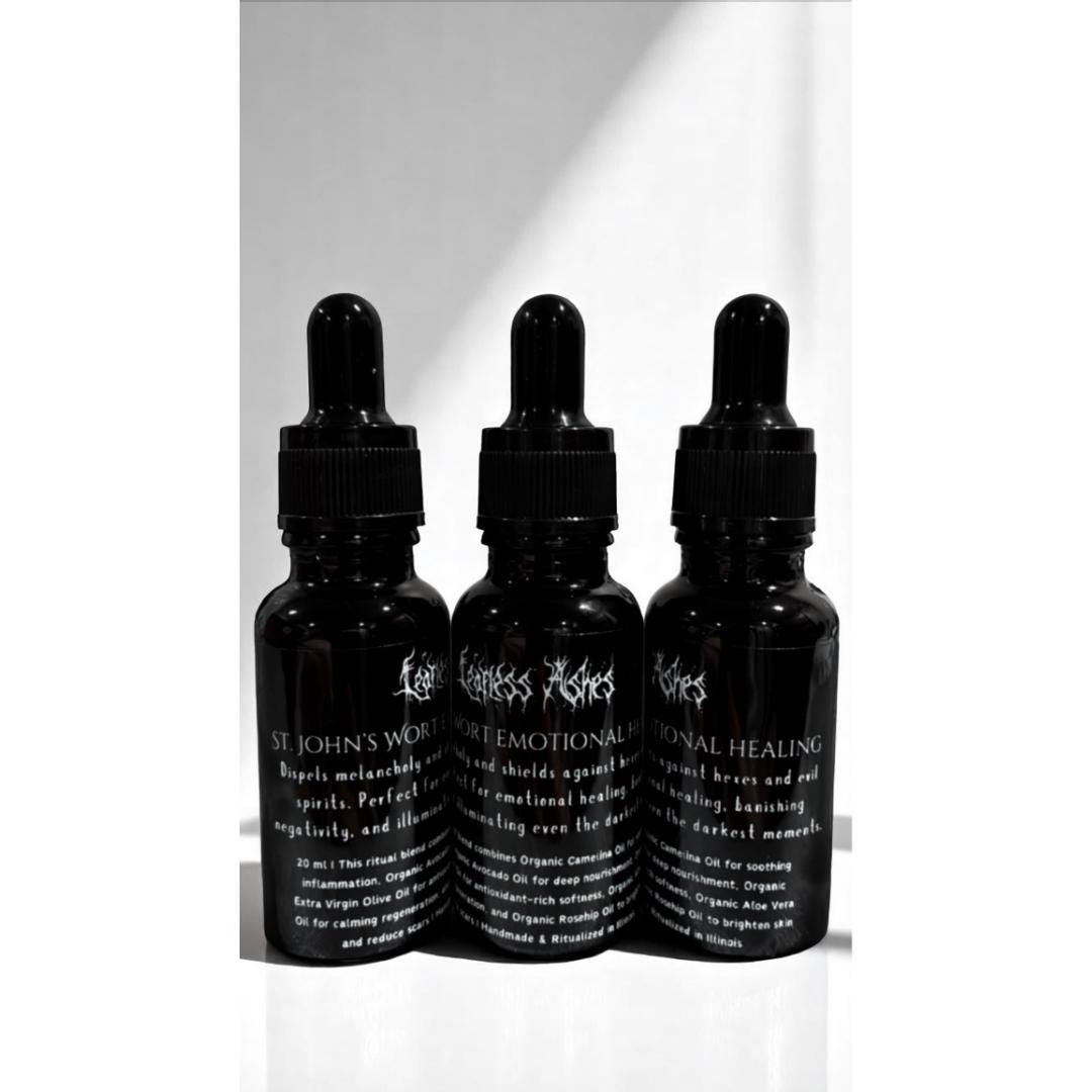 Ritual Oil for Banishment, Spiritual Shielding, Energy Clearing, Protection, and Emotional Lightwork