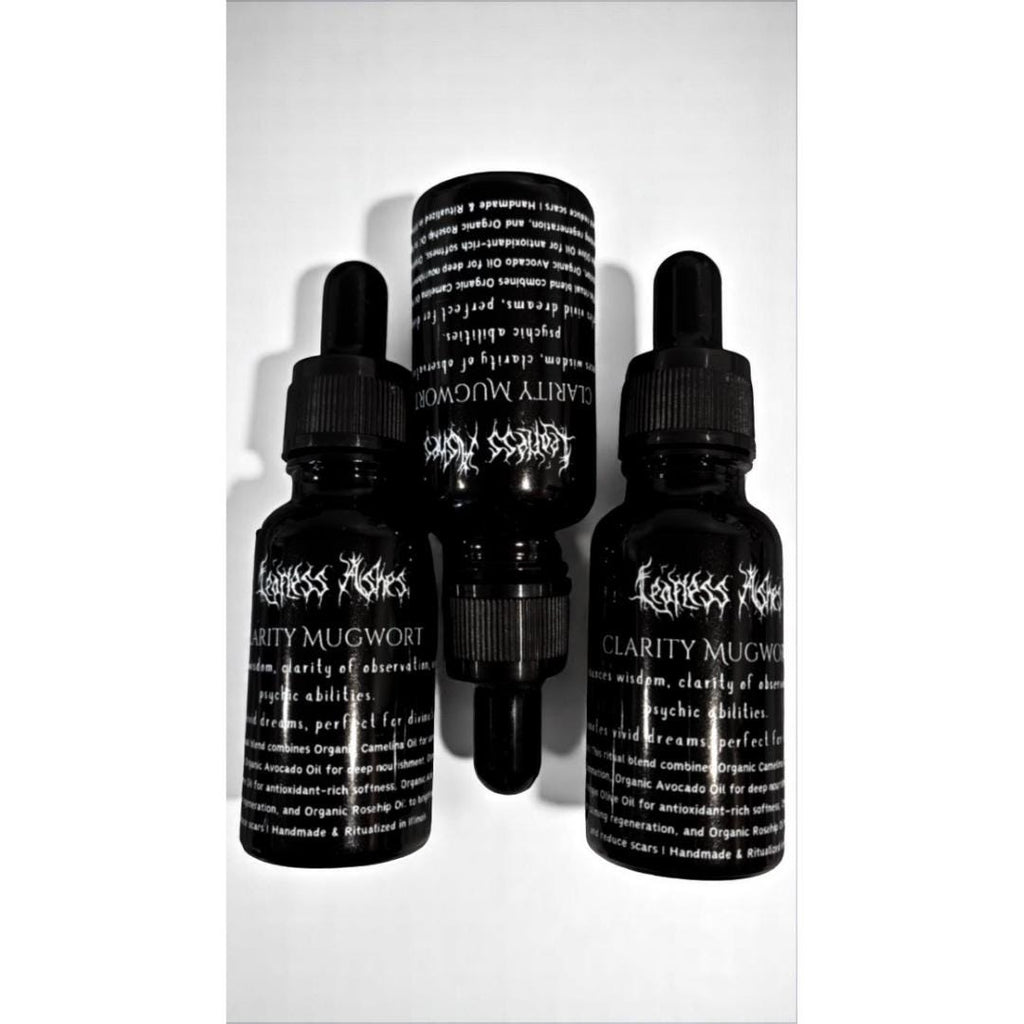 Clarity anointing oil for divination, spiritual focus, and inner sight