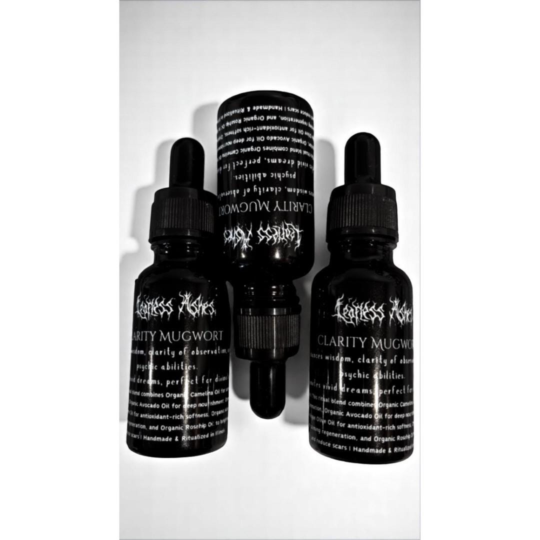 Clarity anointing oil for divination, spiritual focus, and inner sight