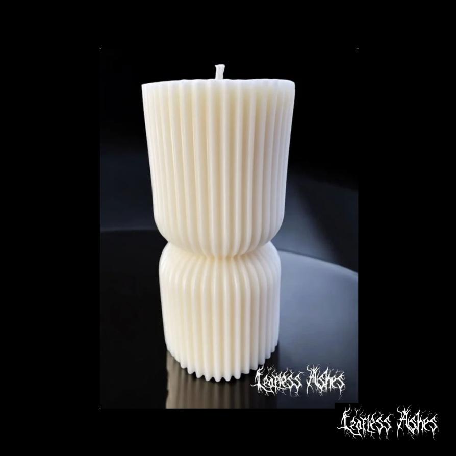 Minimalist Handmade Wax Candle for Spiritual Spaces (Unscented)