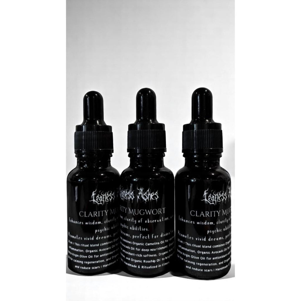 Clarity anointing oil for divination, spiritual focus, and inner sight