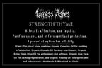 Ritual oil for spiritual strength, loyalty, and emotional balance - Thyme