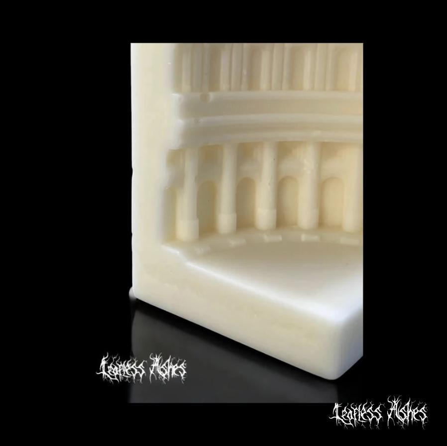 Nordic Dome Building Architectural Candle Decor (Unscented)