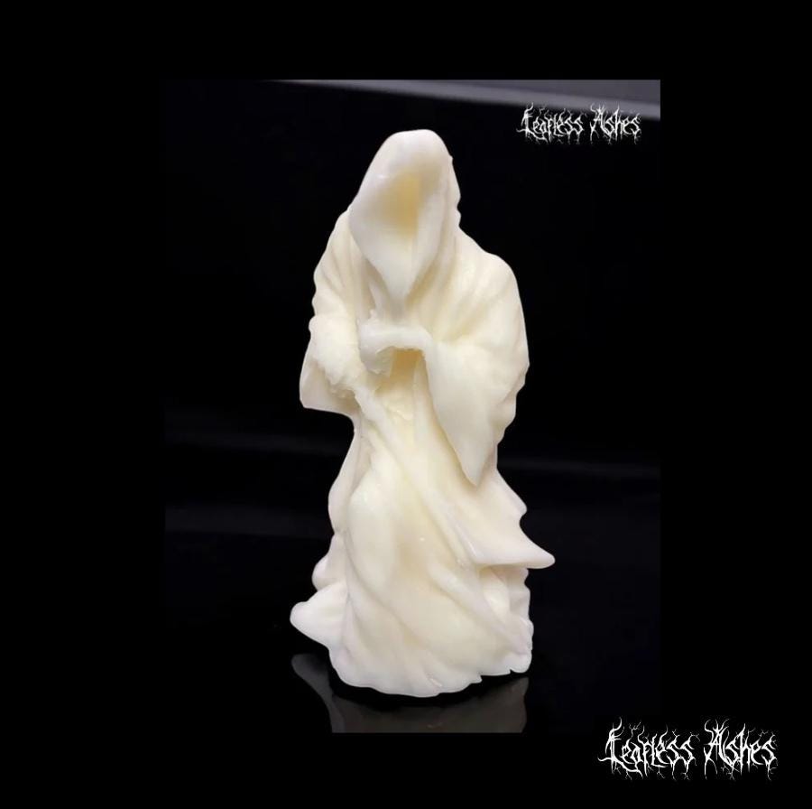 Death Grim Reaper Knife Pillar Candle for Occult Ceremonies (Unscented)