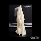 Death Faceless/Ghost Handmade Premium Wax Pillar Candle (Unscented) 5.0x2.3in (Unscented)