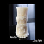 European Style Handmade Wax Pillar Candle (Unscented)