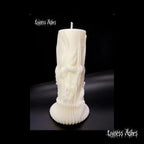 European Column Candle for Occult Altar (Unscented)