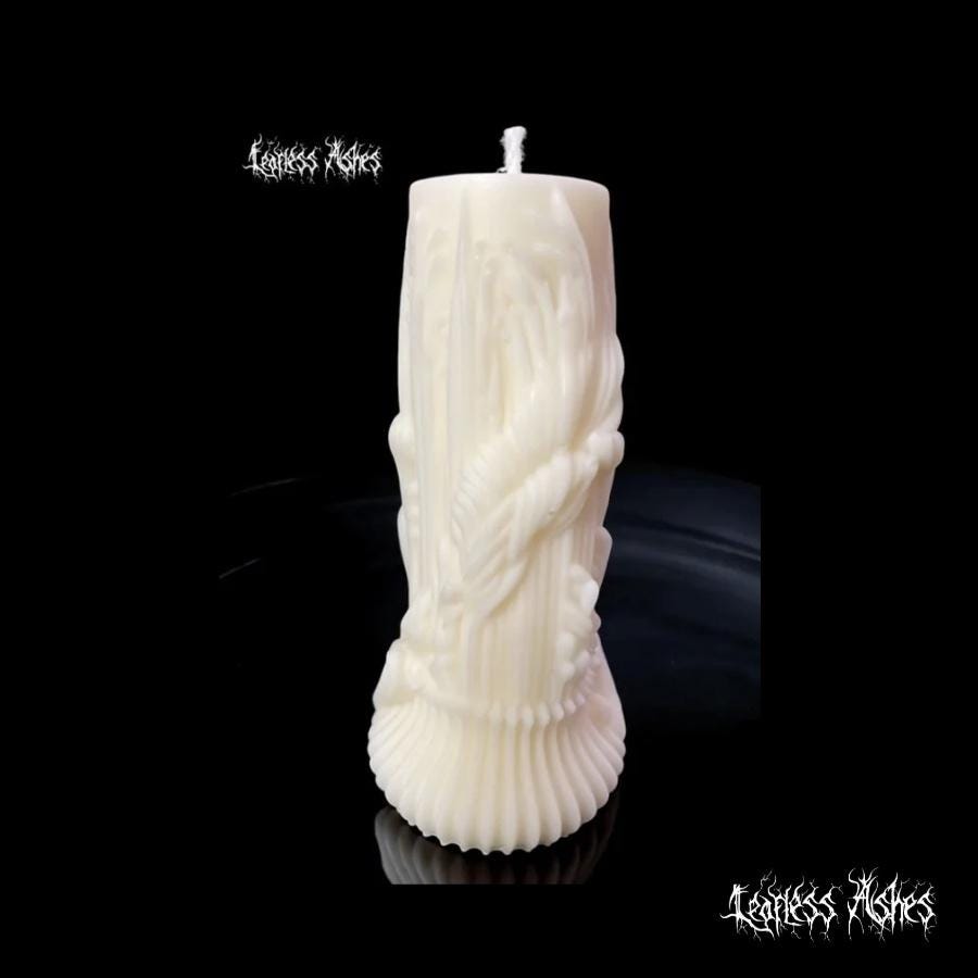 European Column Candle for Occult Altar (Unscented)