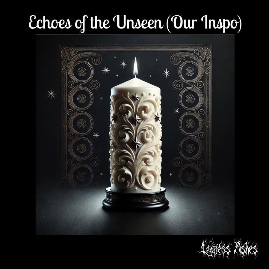 Celestial Decorative Column Candle - Spiral Star Design Handmade Wax Pillar Candle (Unscented)