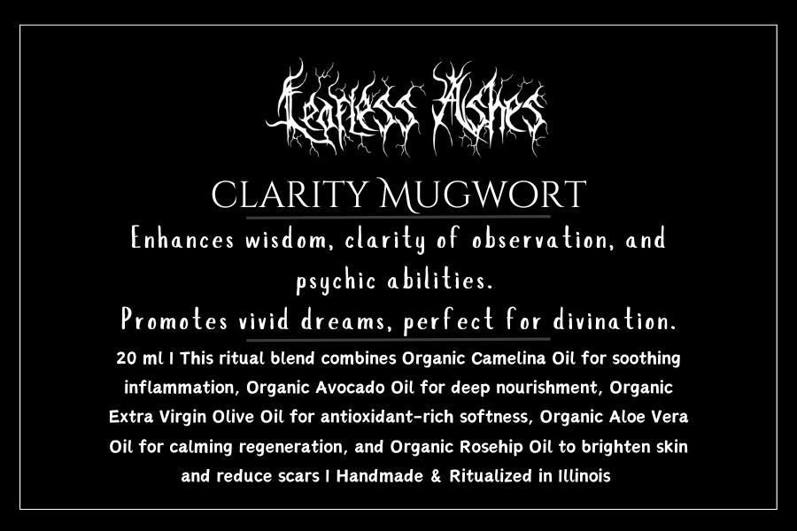 Clarity anointing oil for divination, spiritual focus, and inner sight